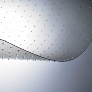 75 x 120 cm aus Polycarbonat für Teppichboden Made-In-Germany KAISER PLASTIC® Bodenschutzmatte 